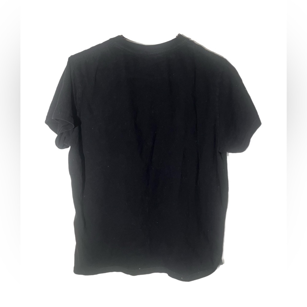 Maison Margiela Black Tee with Multicolor Lettering - Picture 2 of 2